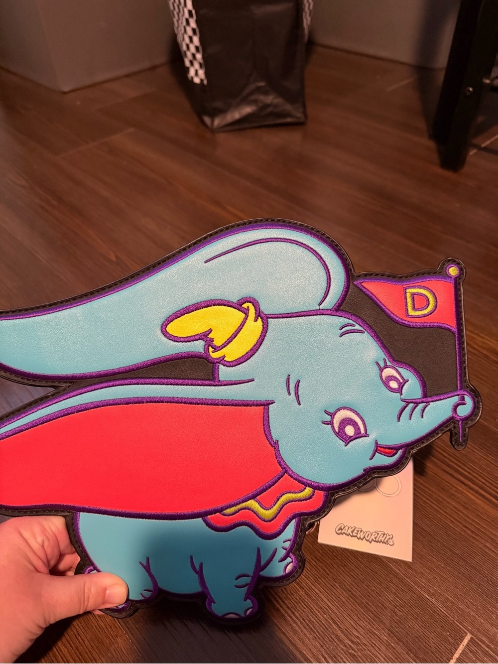 Cakeworthy Dumbo Blue & Pink Crossbody Bag